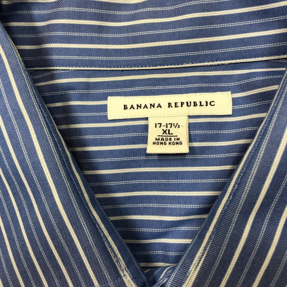 BANANA REPUBLIC MENS LONG SLEEVE SHIRTS SIZE 17-17.5